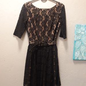 Black lacy Rachel Zoe dress .